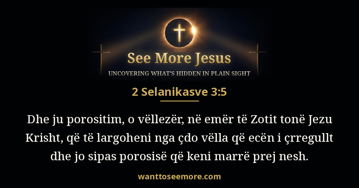 2 Thessalonians 3:5