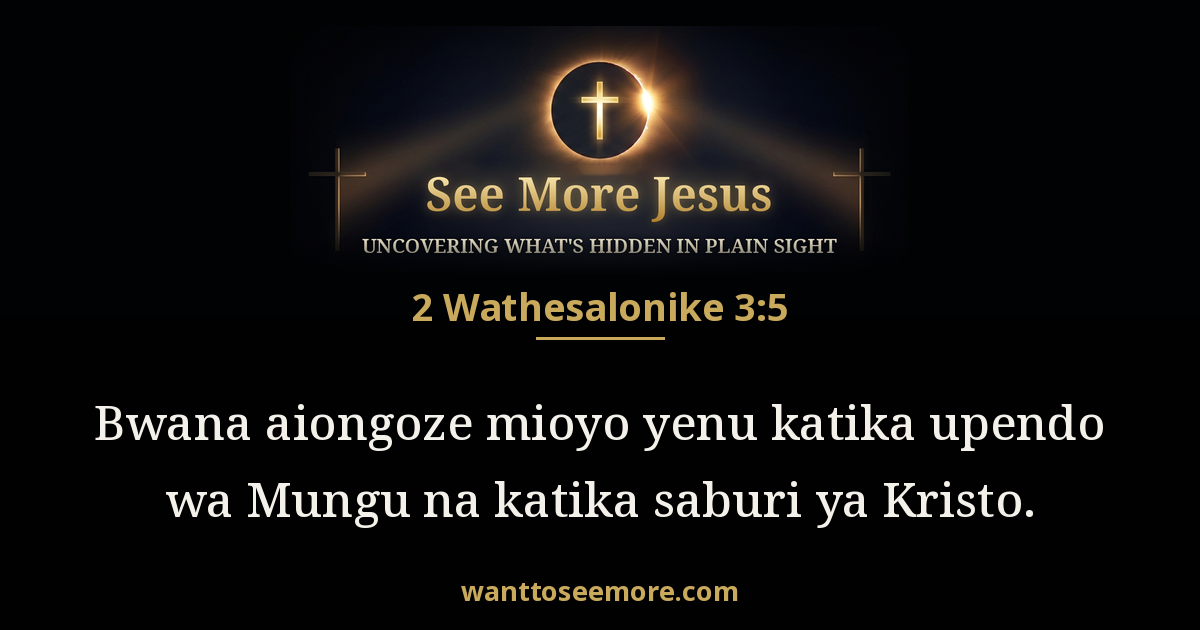 2 Thessalonians 3:5