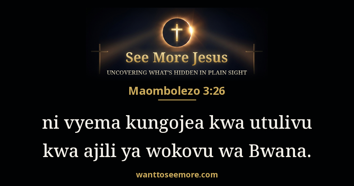 Lamentations 3:26