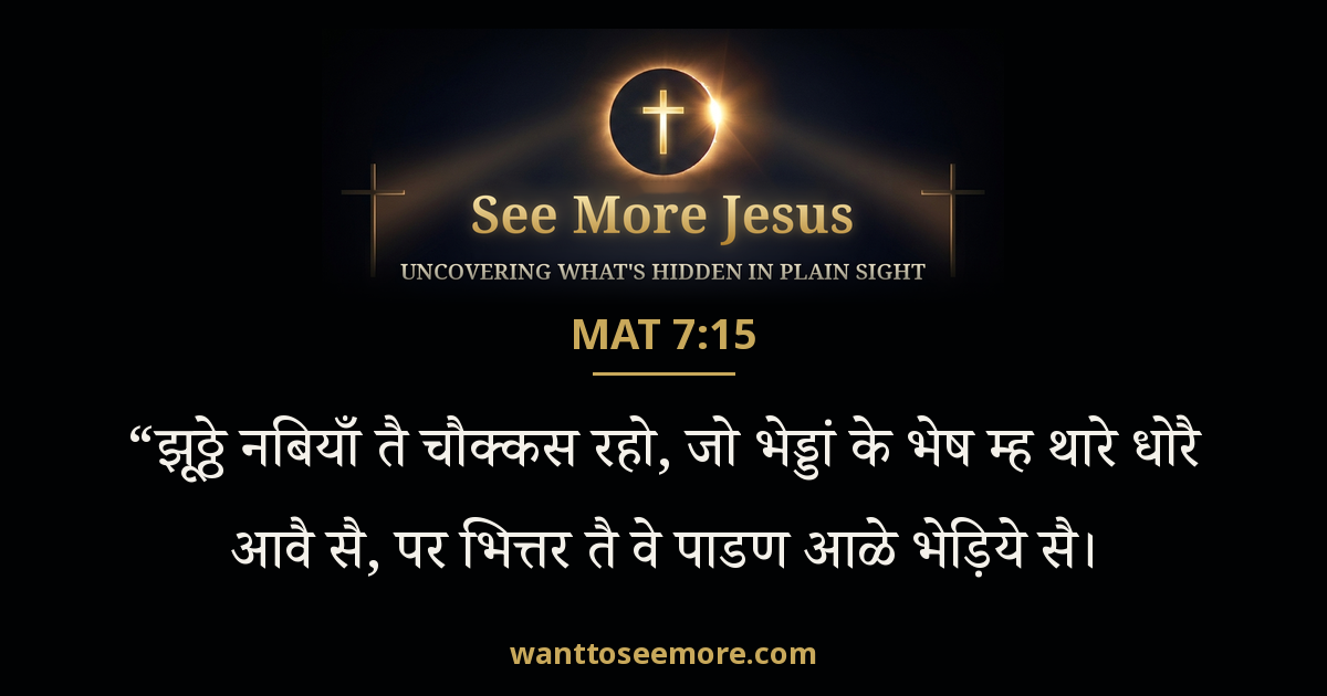 Matthew 7:15