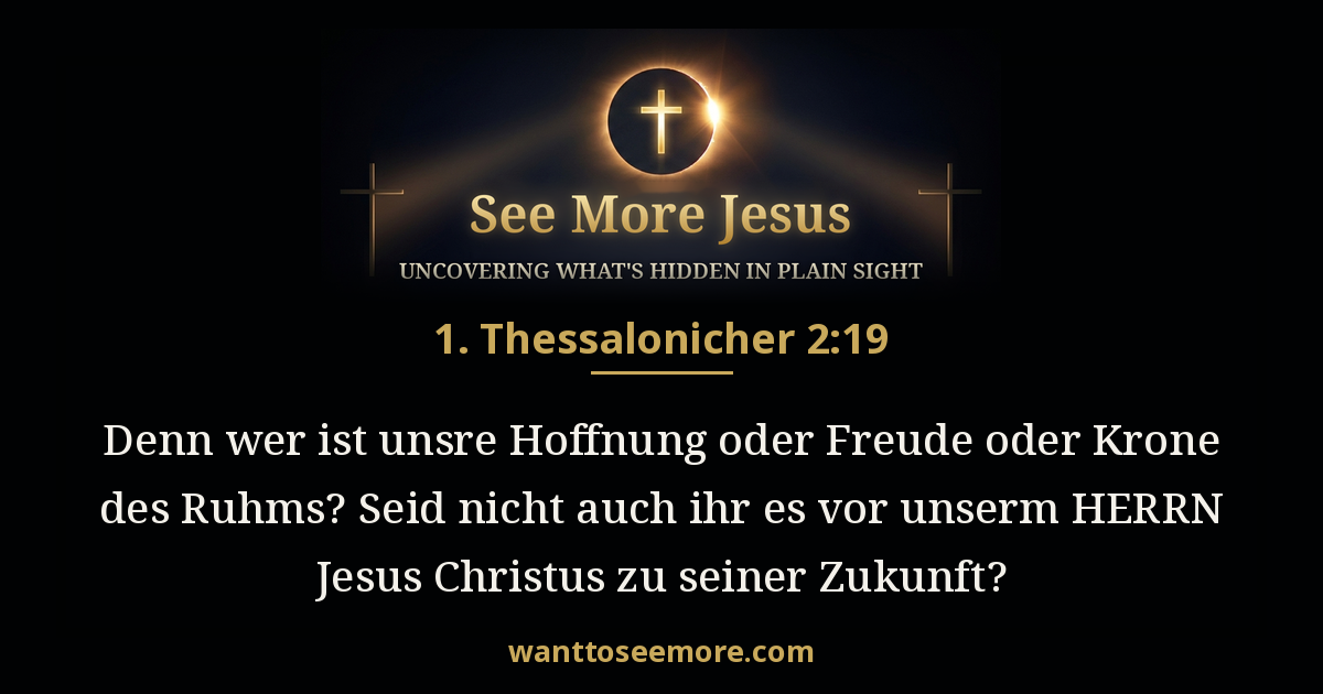 1 Thessalonians 2:19