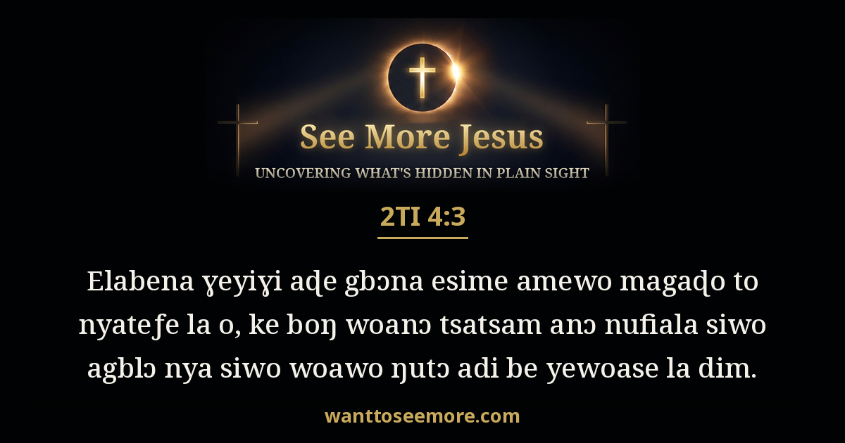 2 Timothy 4:3