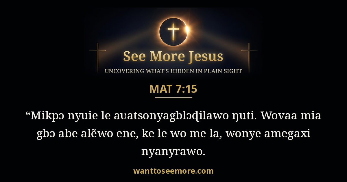 Matthew 7:15
