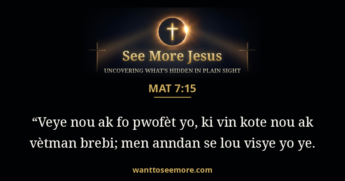 Matthew 7:15