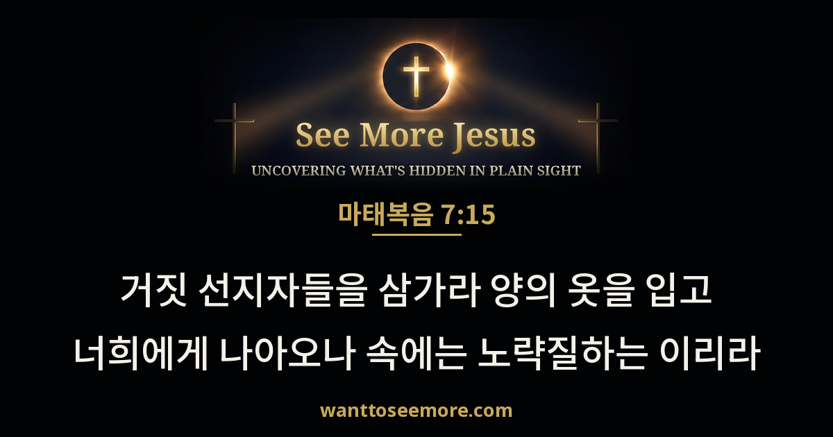 Matthew 7:15