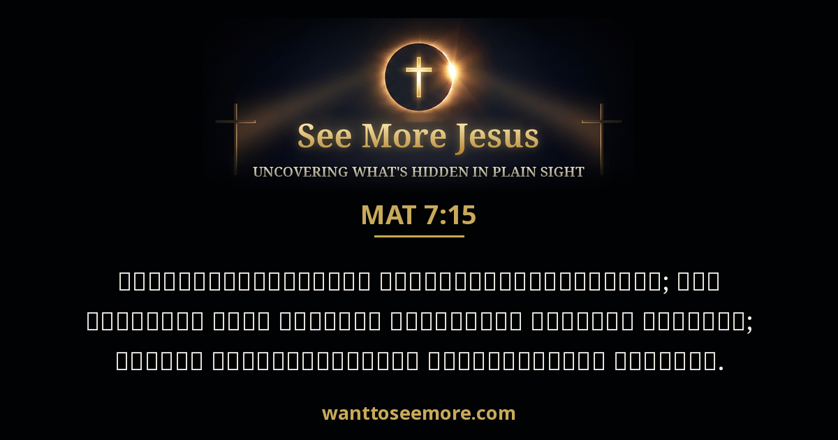 Matthew 7:15