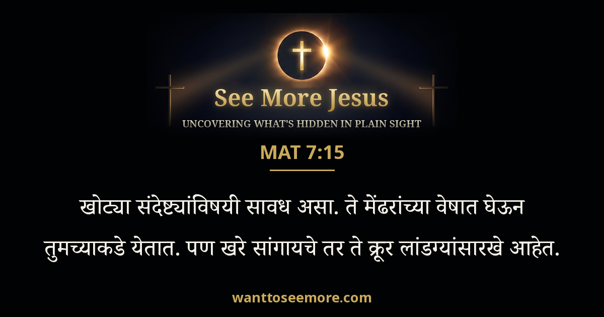 Matthew 7:15