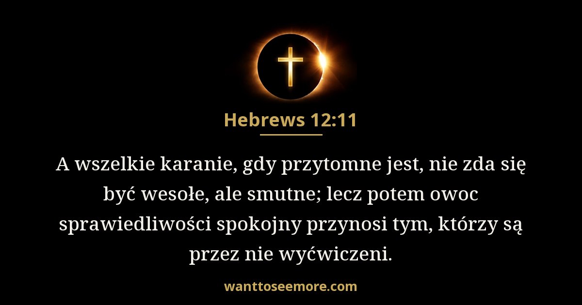 Hebrews 12:11