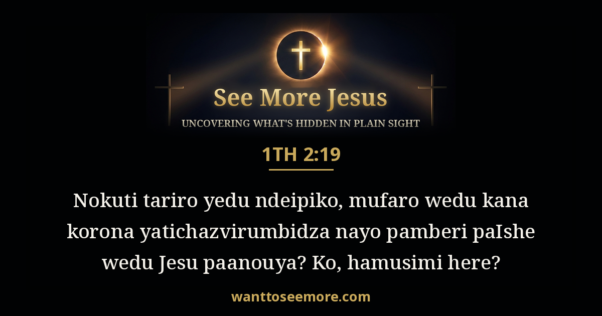 1 Thessalonians 2:19
