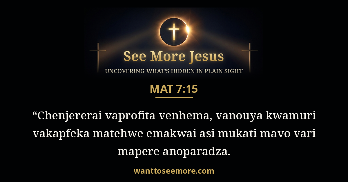 Matthew 7:15