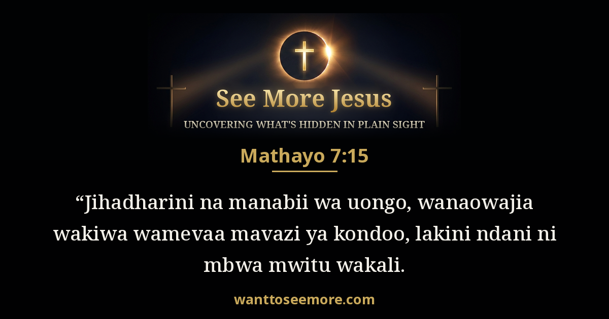 Matthew 7:15