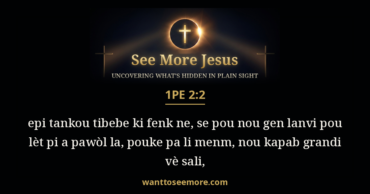 1 Peter 2:2