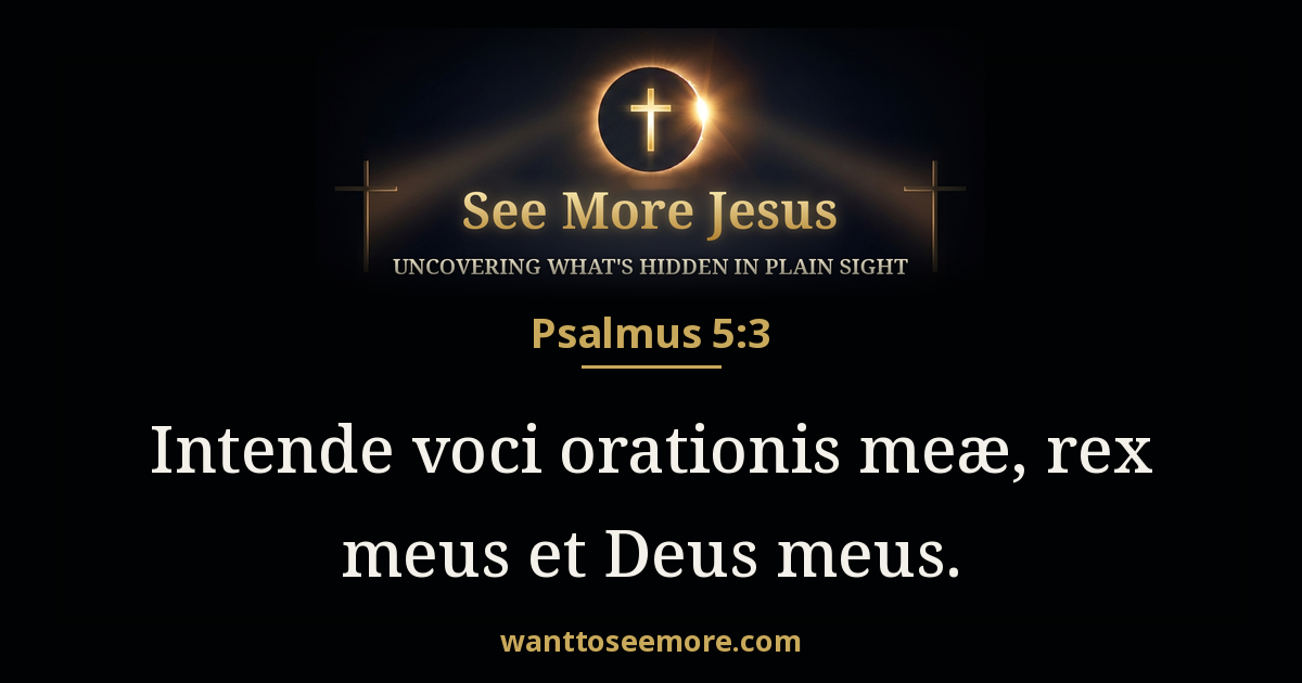 Psalms 5:3