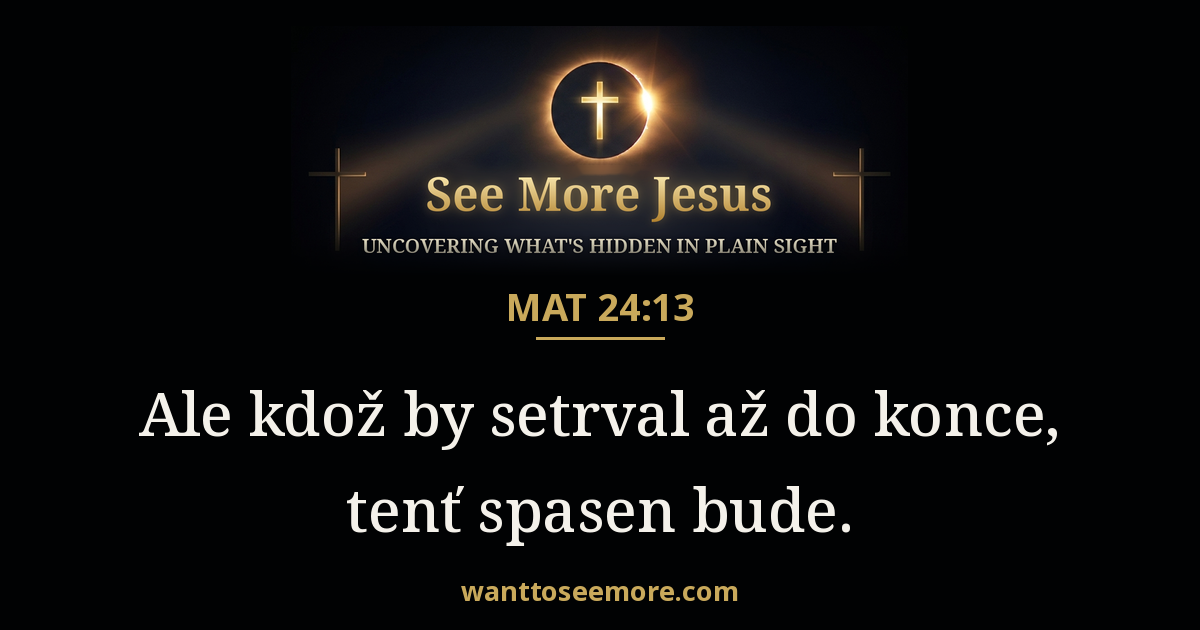 Matthew 24:13