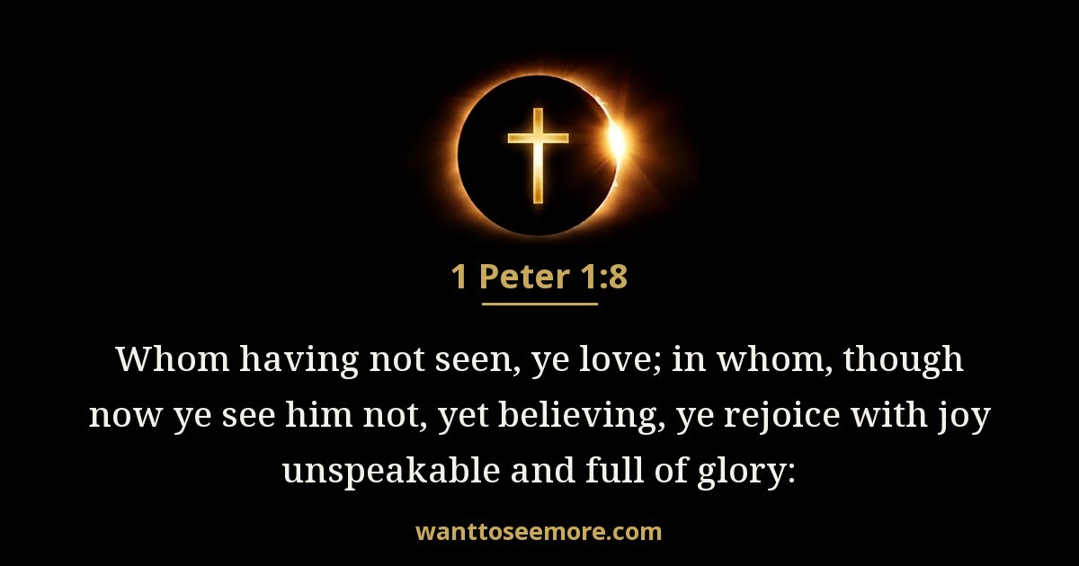 1 Peter 1:8