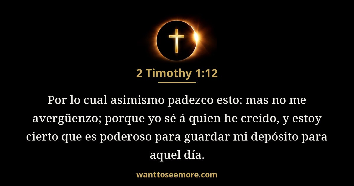 2 Timoteo 1:12