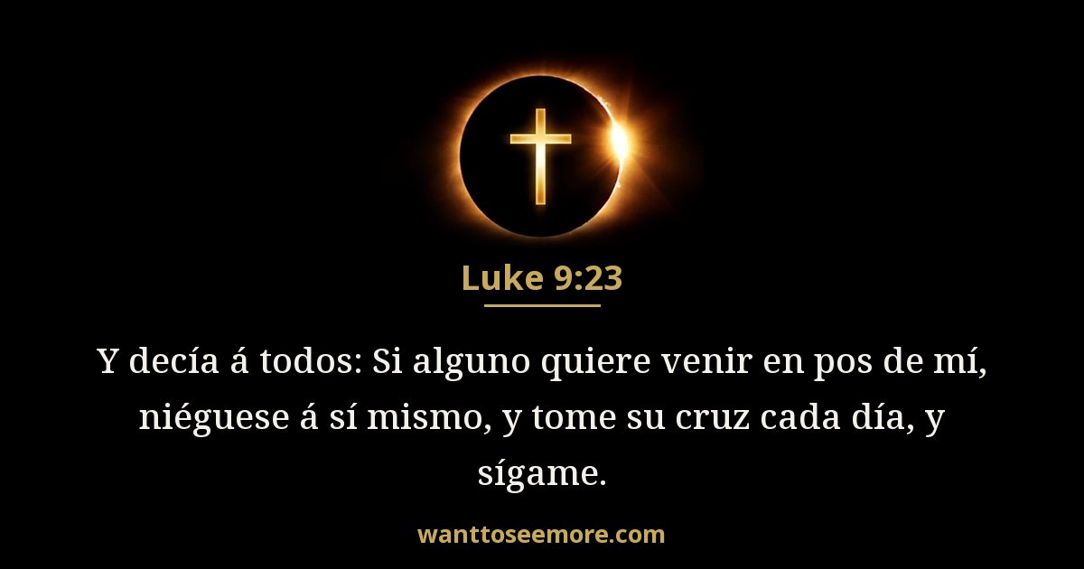 Luke 9:23