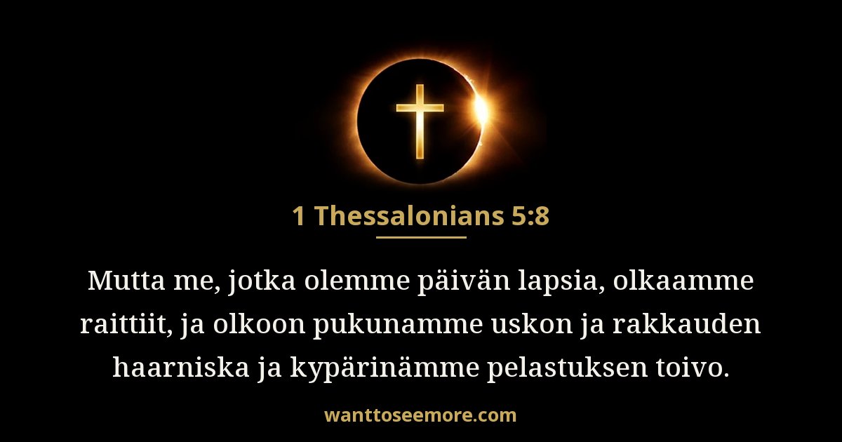1 Thessalonians 5:8