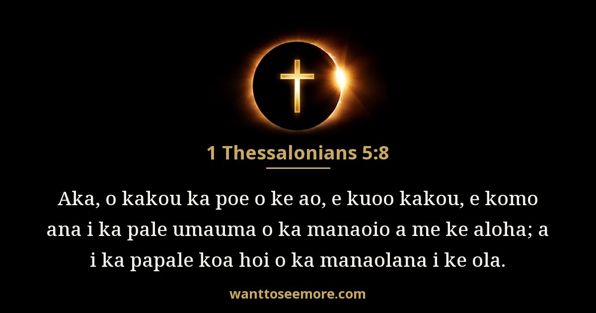 1TH 5:8