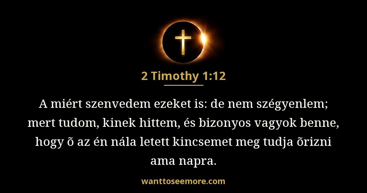 2 Timothy 1:12