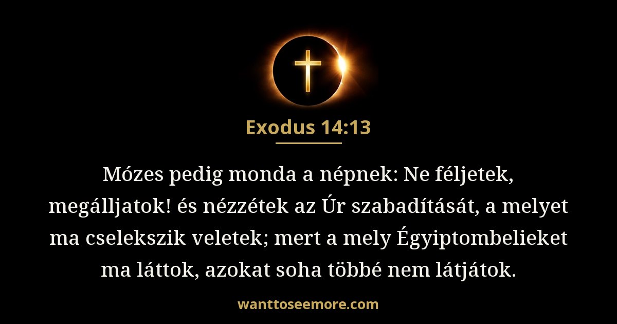 2 Mózes 14:13