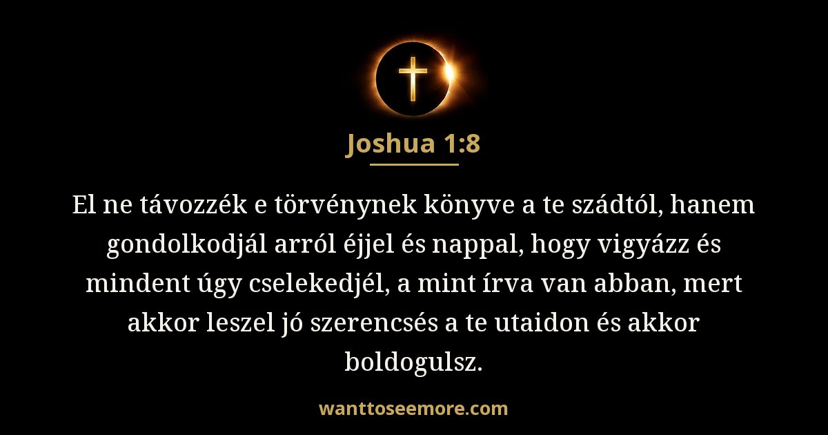 Joshua 1:8
