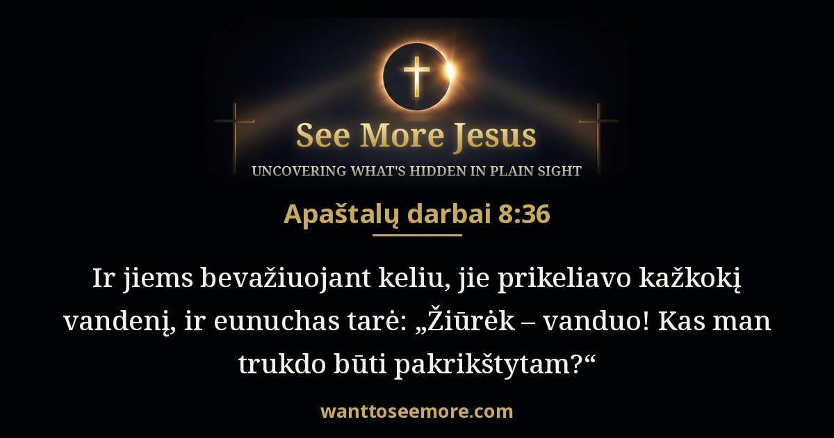 Acts 8:36
