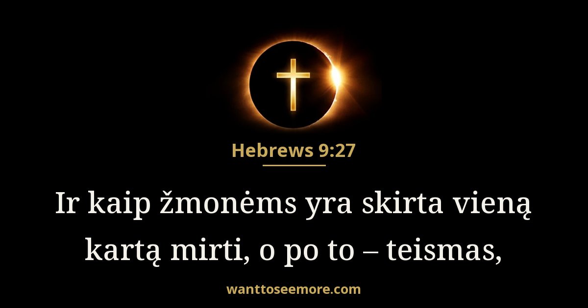 HEB 9:27
