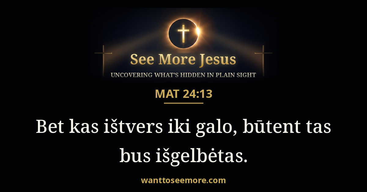 Matthew 24:13