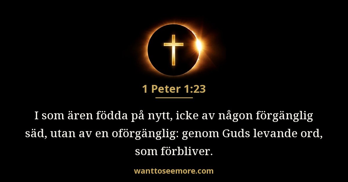 1 Peter 1:23