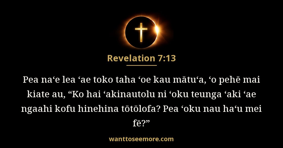 Revelation 7:13