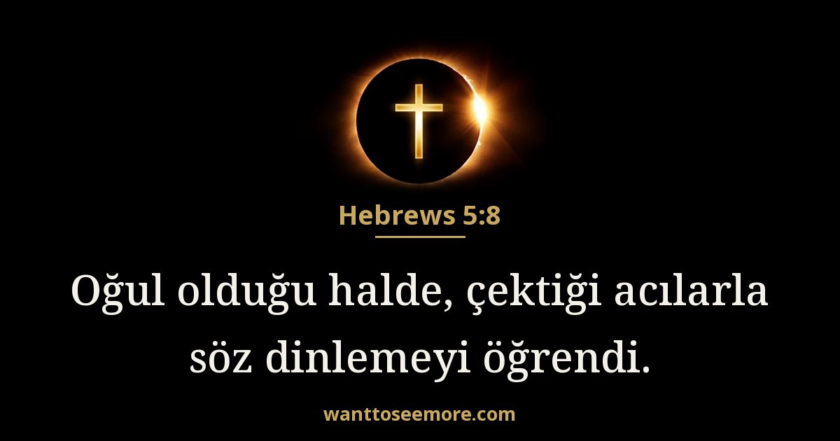 Hebrews 5:8