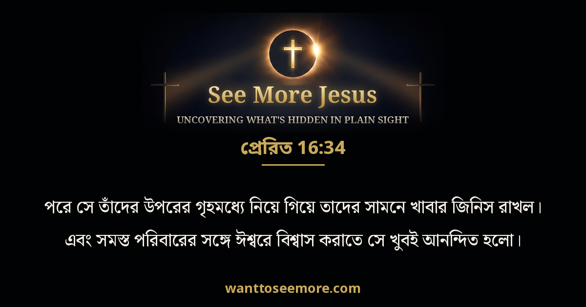 Acts 16:34