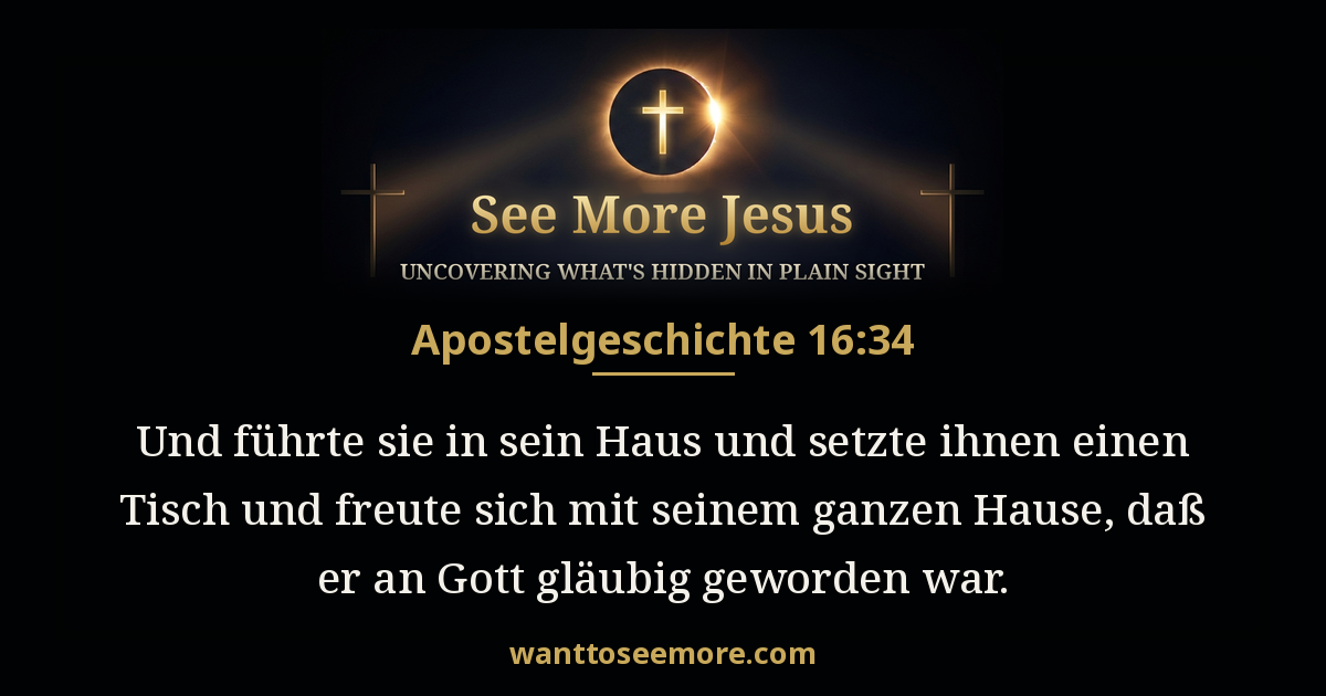 Acts 16:34