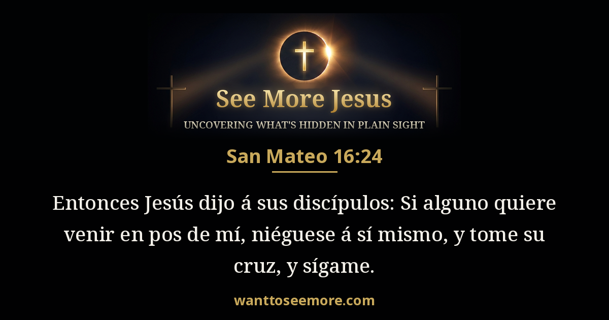 Matthew 16:24