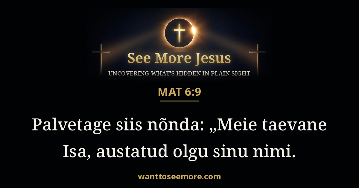 Matthew 6:9