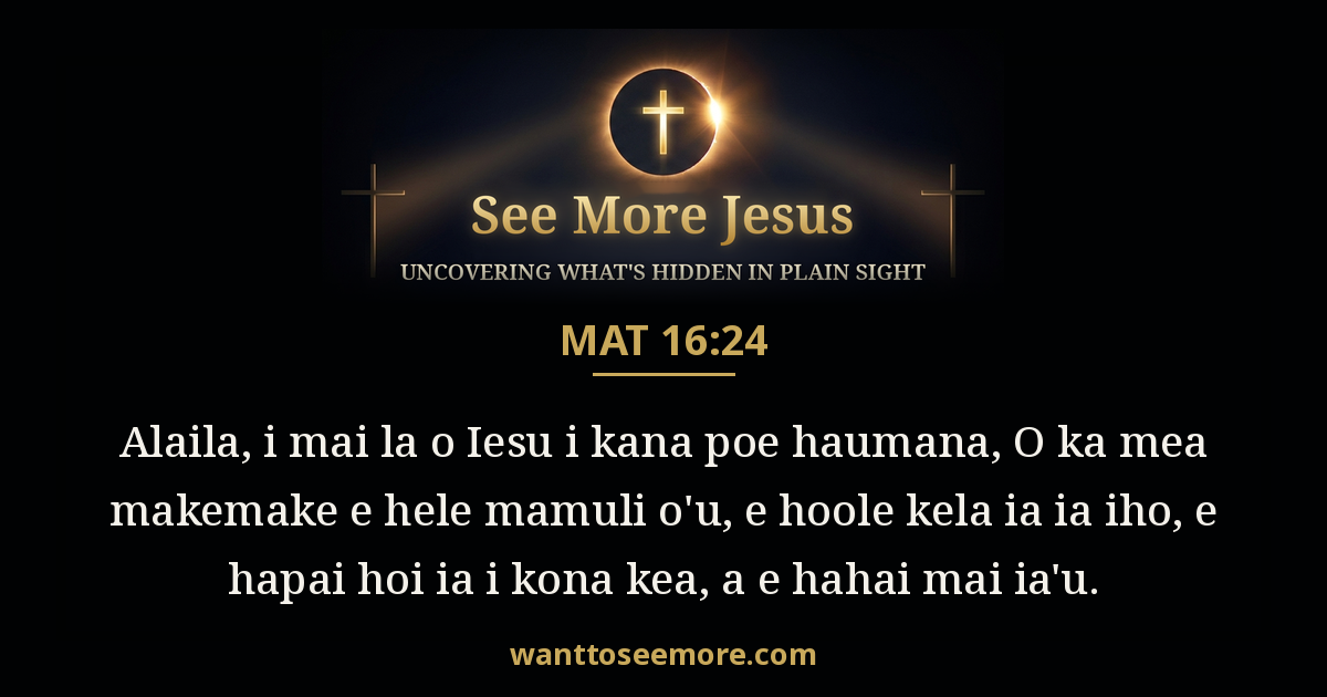 Matthew 16:24