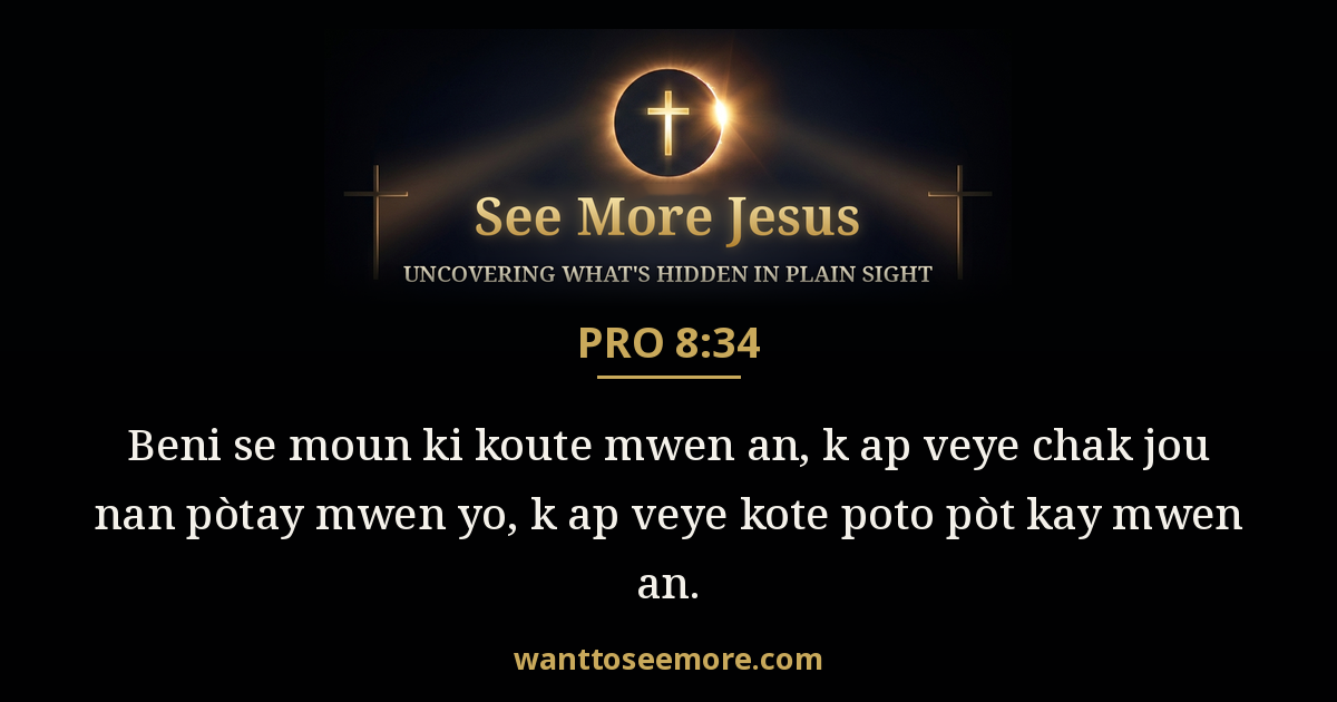 Proverbs 8:34