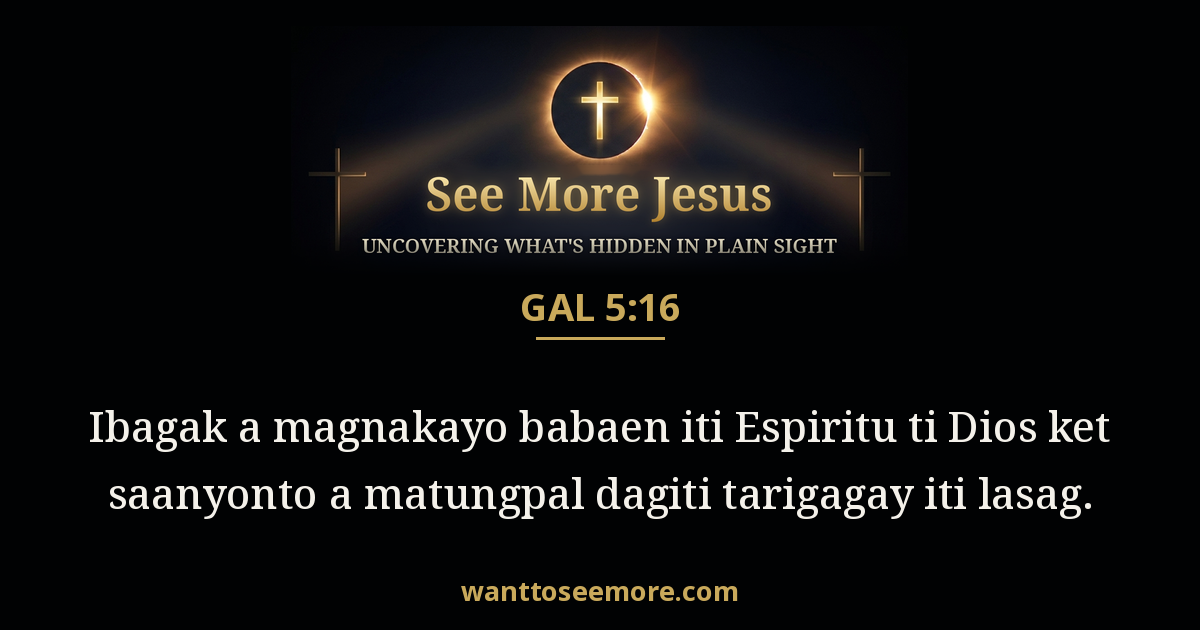 Galatians 5:16