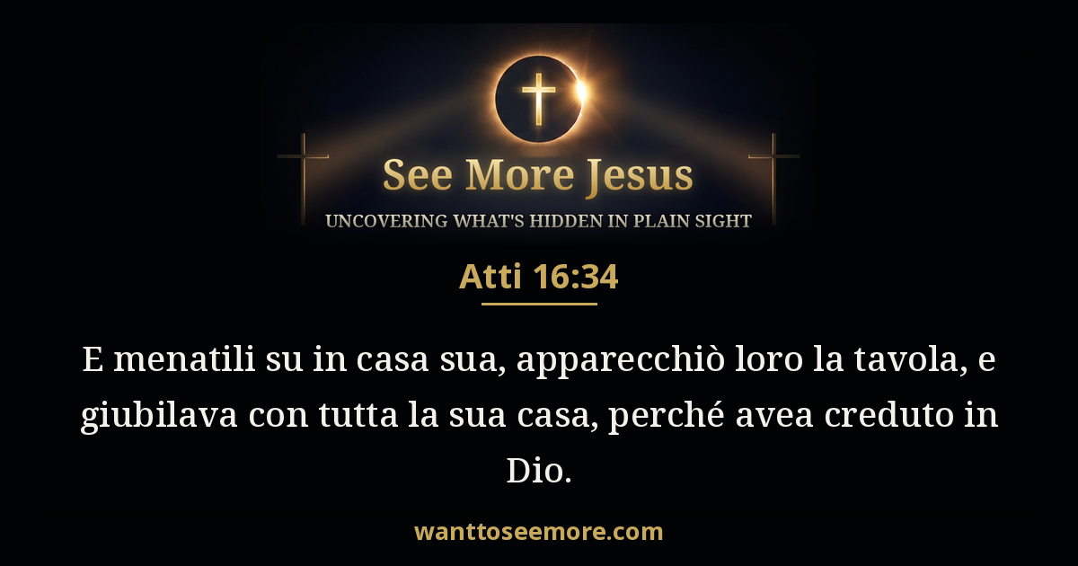 Acts 16:34