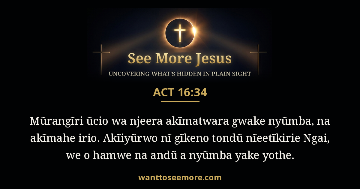 Acts 16:34