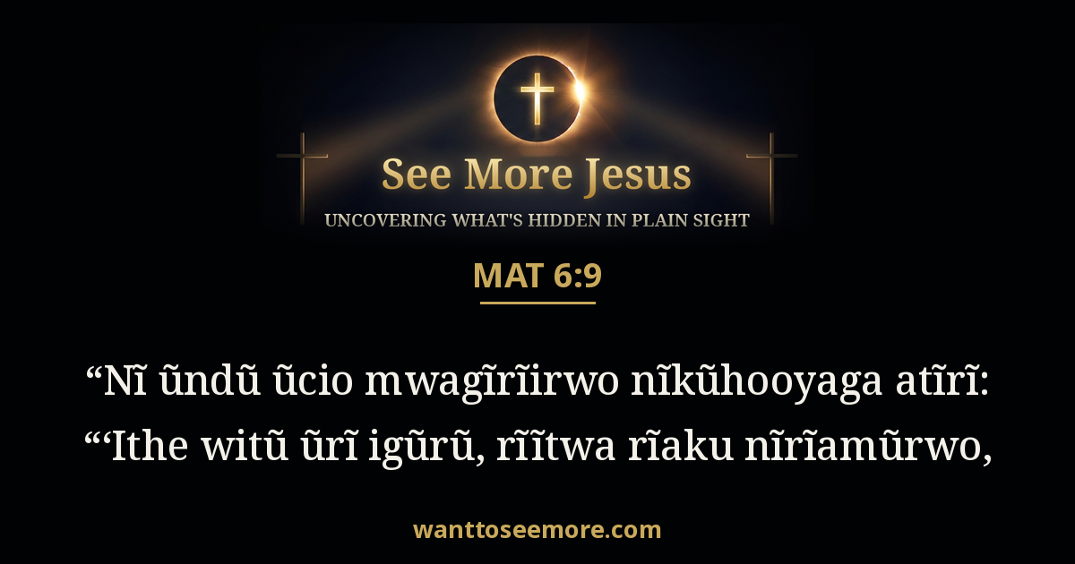 Matthew 6:9