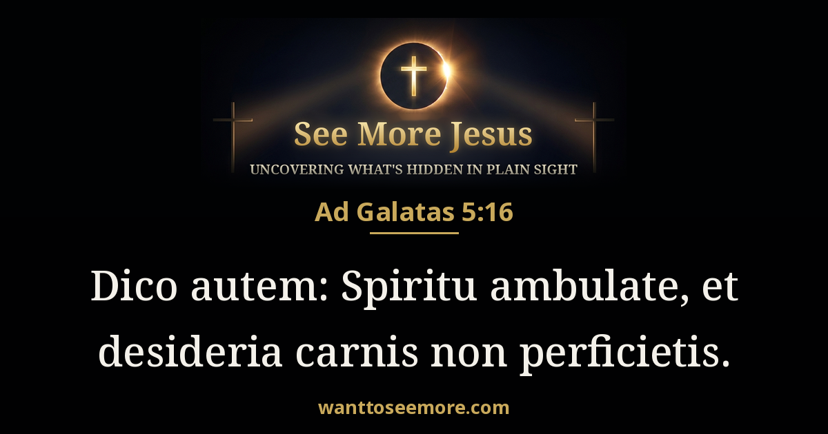 Galatians 5:16