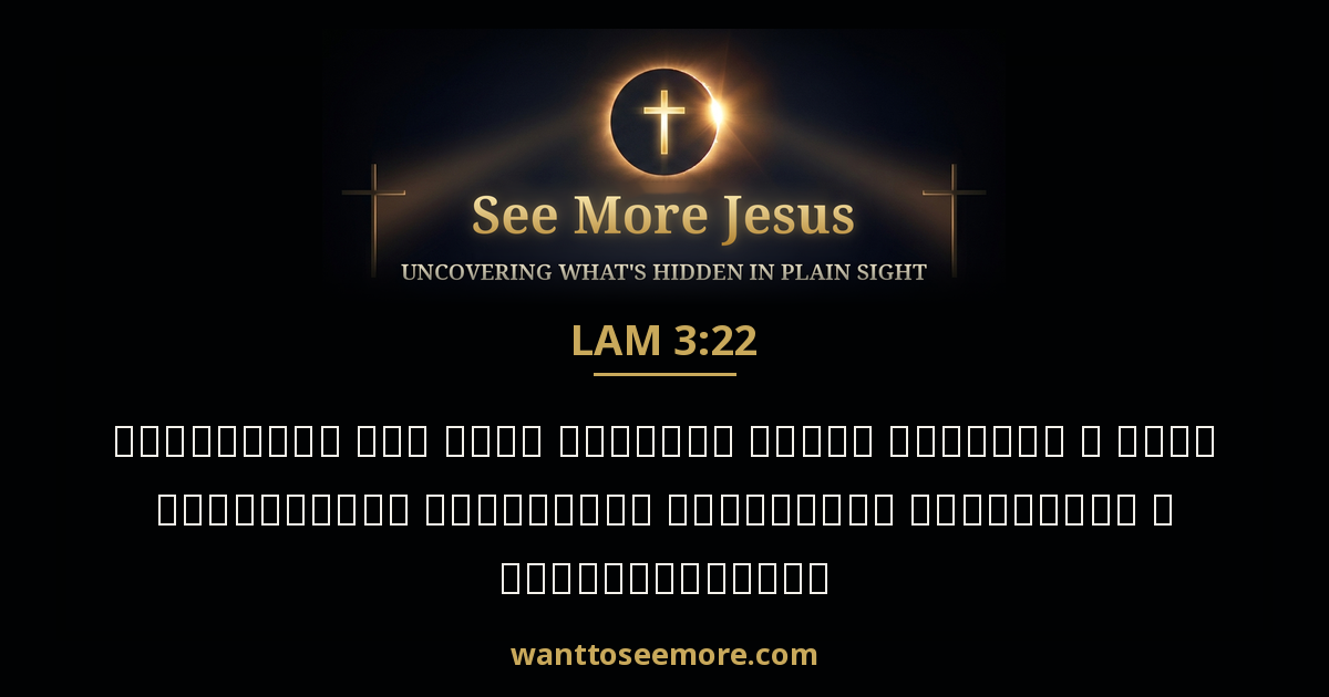 Lamentations 3:22