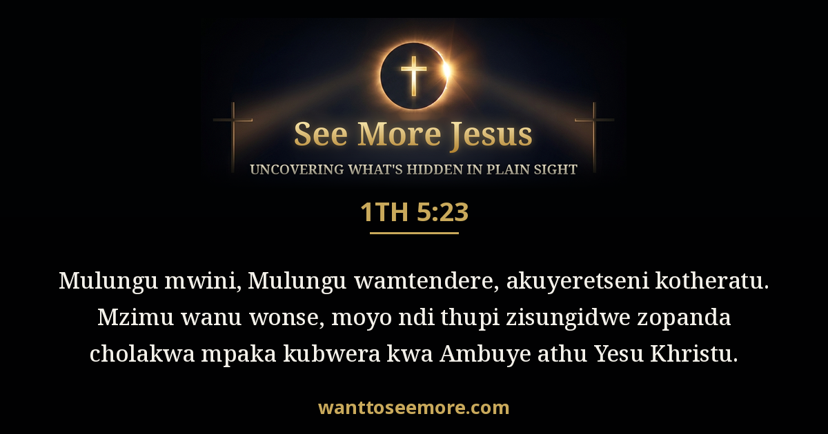 1 Thessalonians 5:23