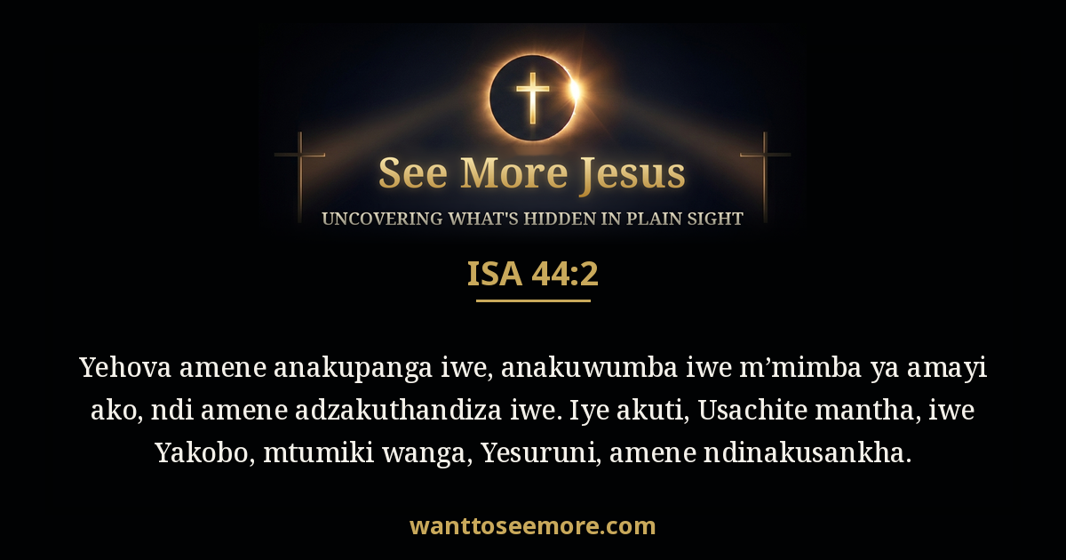 Isaiah 44:2