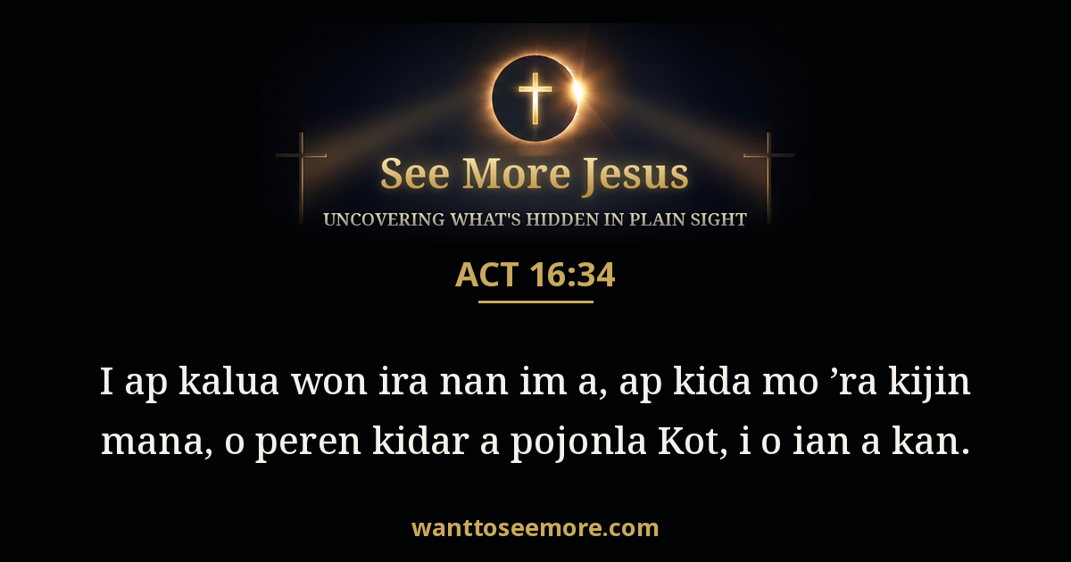 Acts 16:34