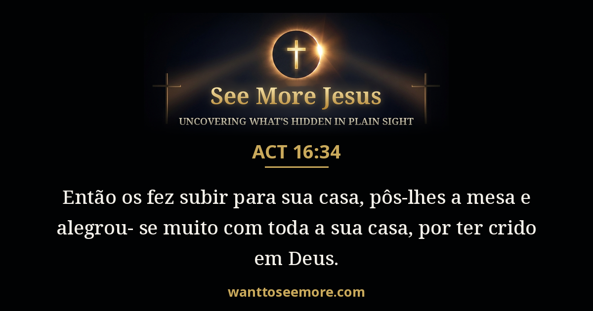 Acts 16:34