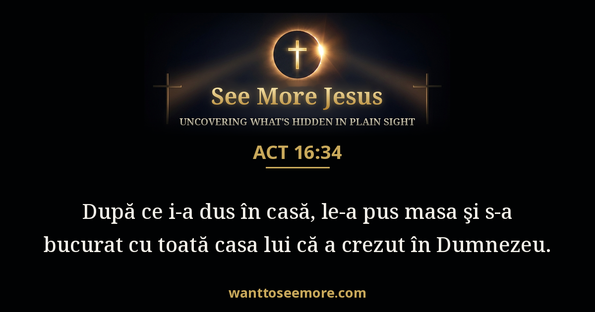 Acts 16:34