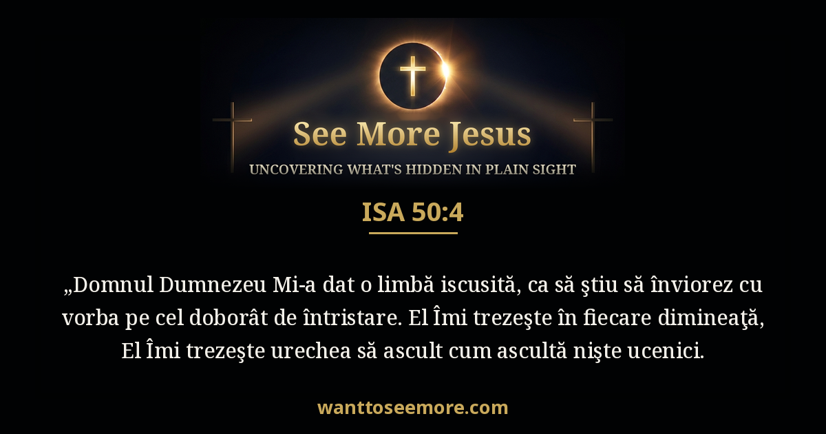 Isaiah 50:4